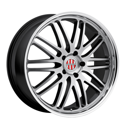 Victor Equipment LEMANS 18X11 36 5X130/5X130 HYPER SILVER W/ MIRROR CUT LIP