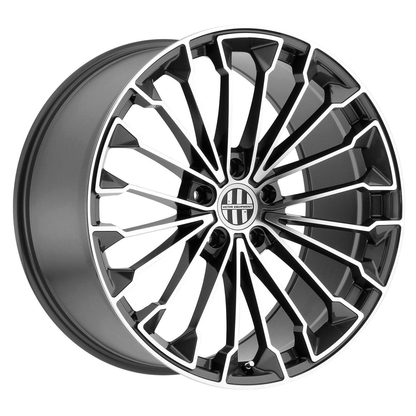 Victor Equipment WURTTEMBURG 18X11 36 5X130/5X130 GUNMETAL W/ MIRROR CUT FACE