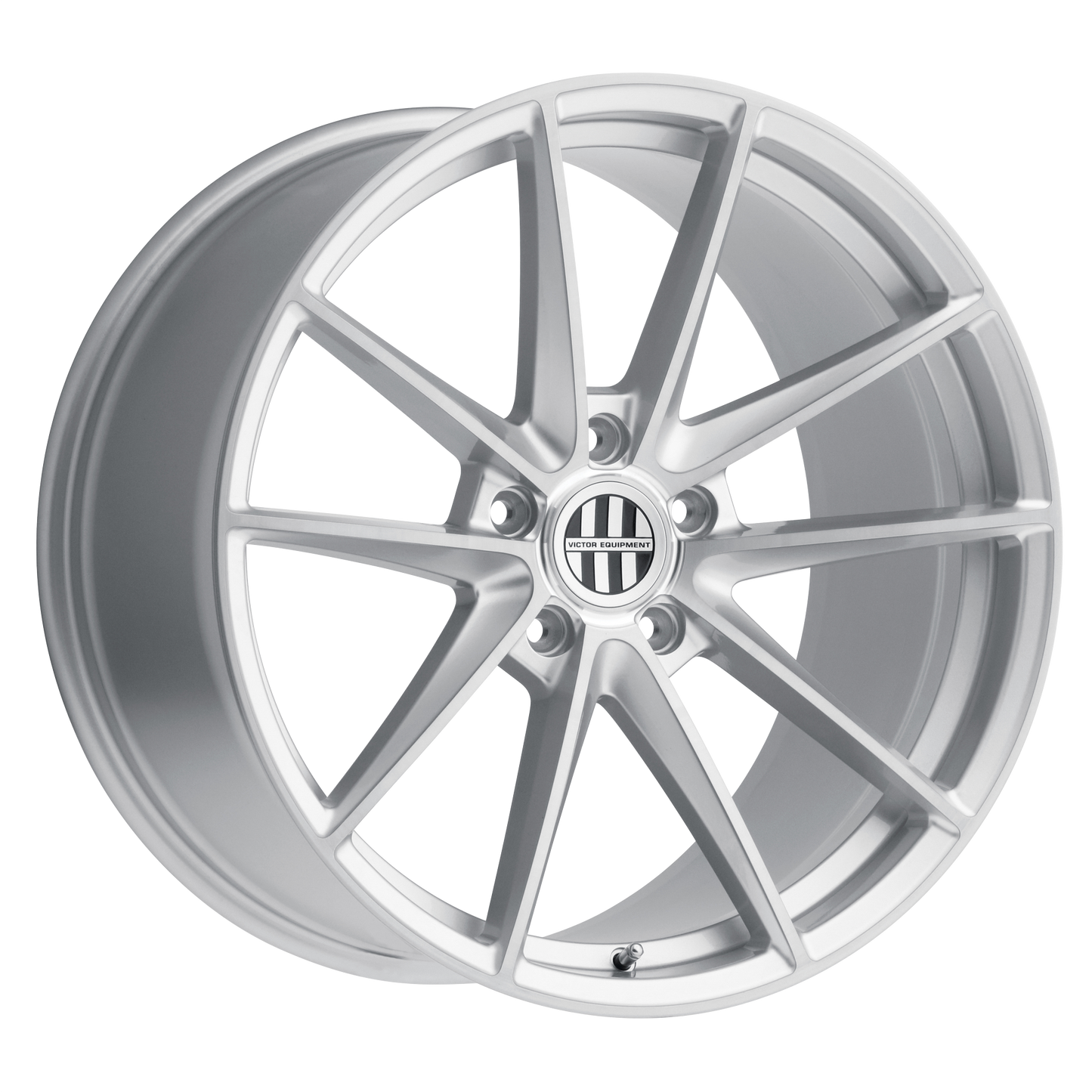 Victor Equipment ZUFFEN 18X11 55 5X130/5X130 SILVER W/ BRUSHED FACE