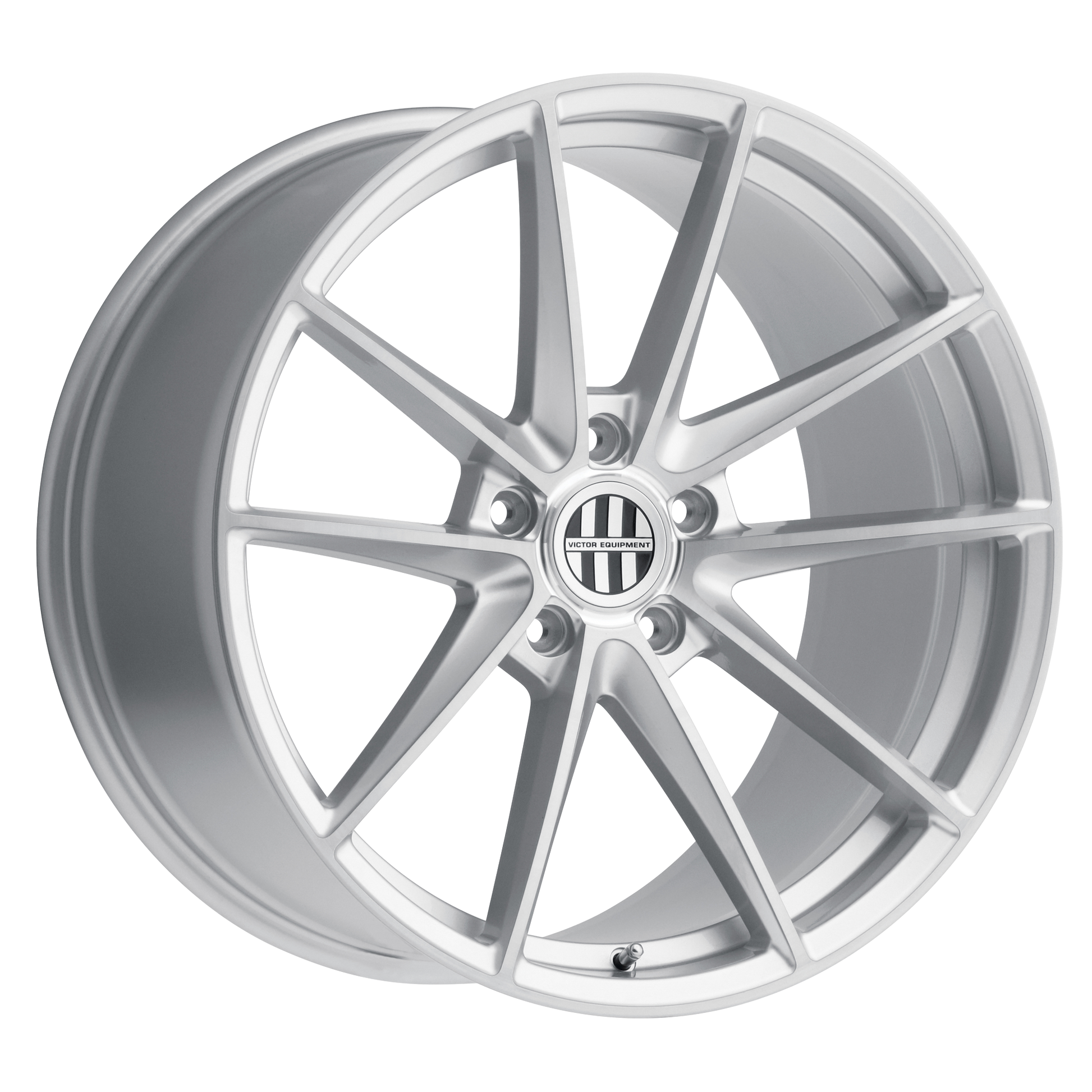 Victor Equipment ZUFFEN 18X11 55 5X130/5X130 SILVER W/ BRUSHED FACE