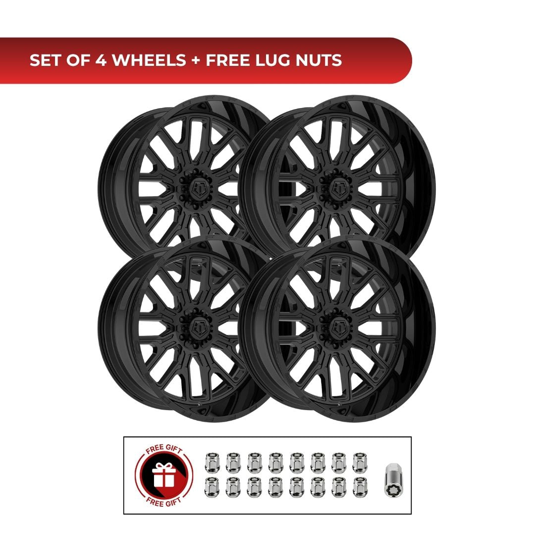 TIS 560B 20x10 -25 6x135 4pcs | Fits Ford F-150 | Free TPMS Sensors or Lug Nuts