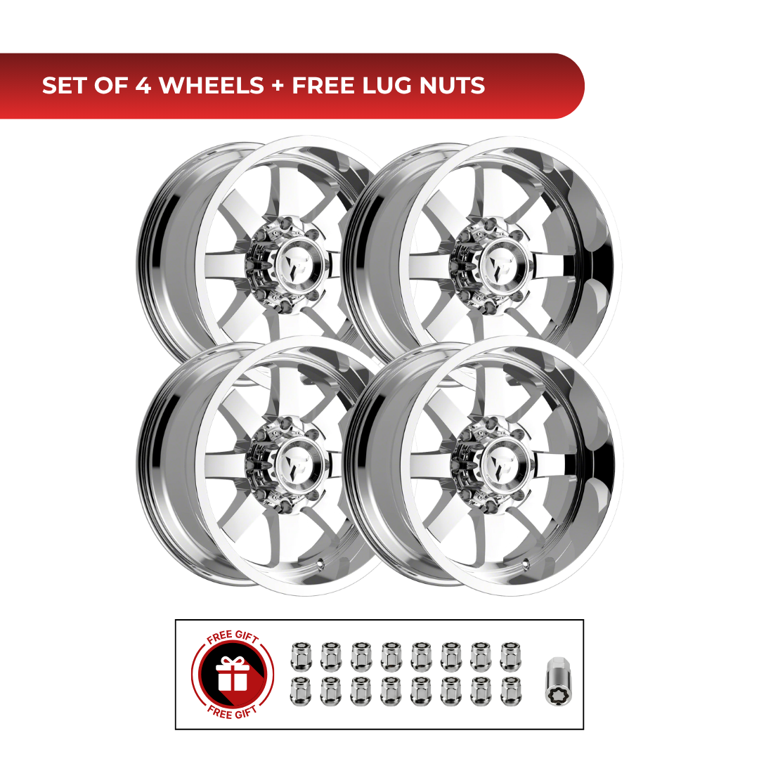 Fittipaldi Offroad FA16MC 20x10 6x139.7 4pcs | Fits Chevy Silverado 1500 | Free TPMS Sensors or Lug Nuts