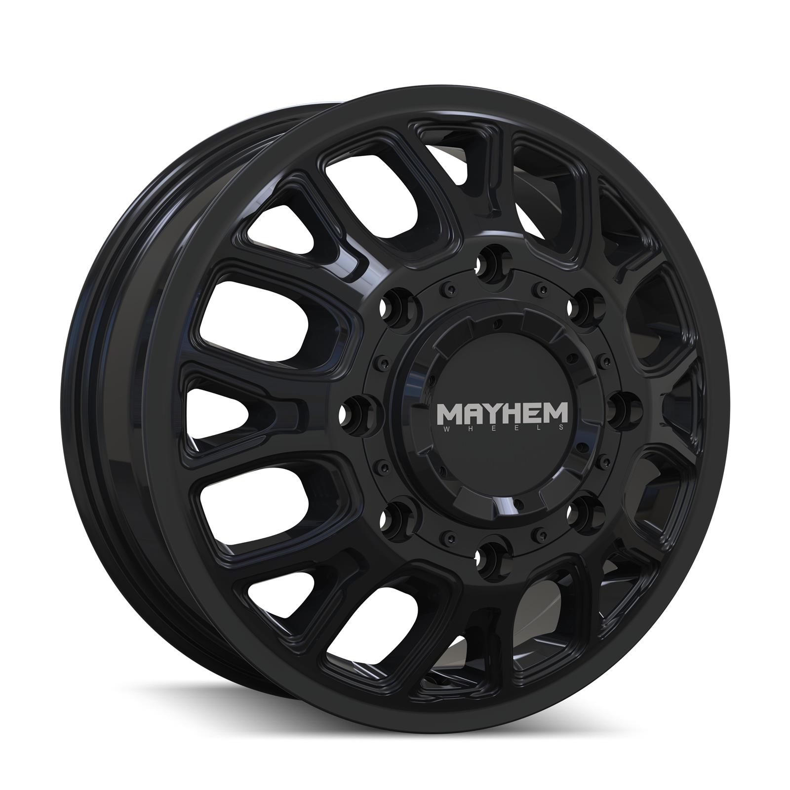 MAYHEM COGENT DUALLY 8107D 17X6.5 125 8x210 GLOSS BLACK