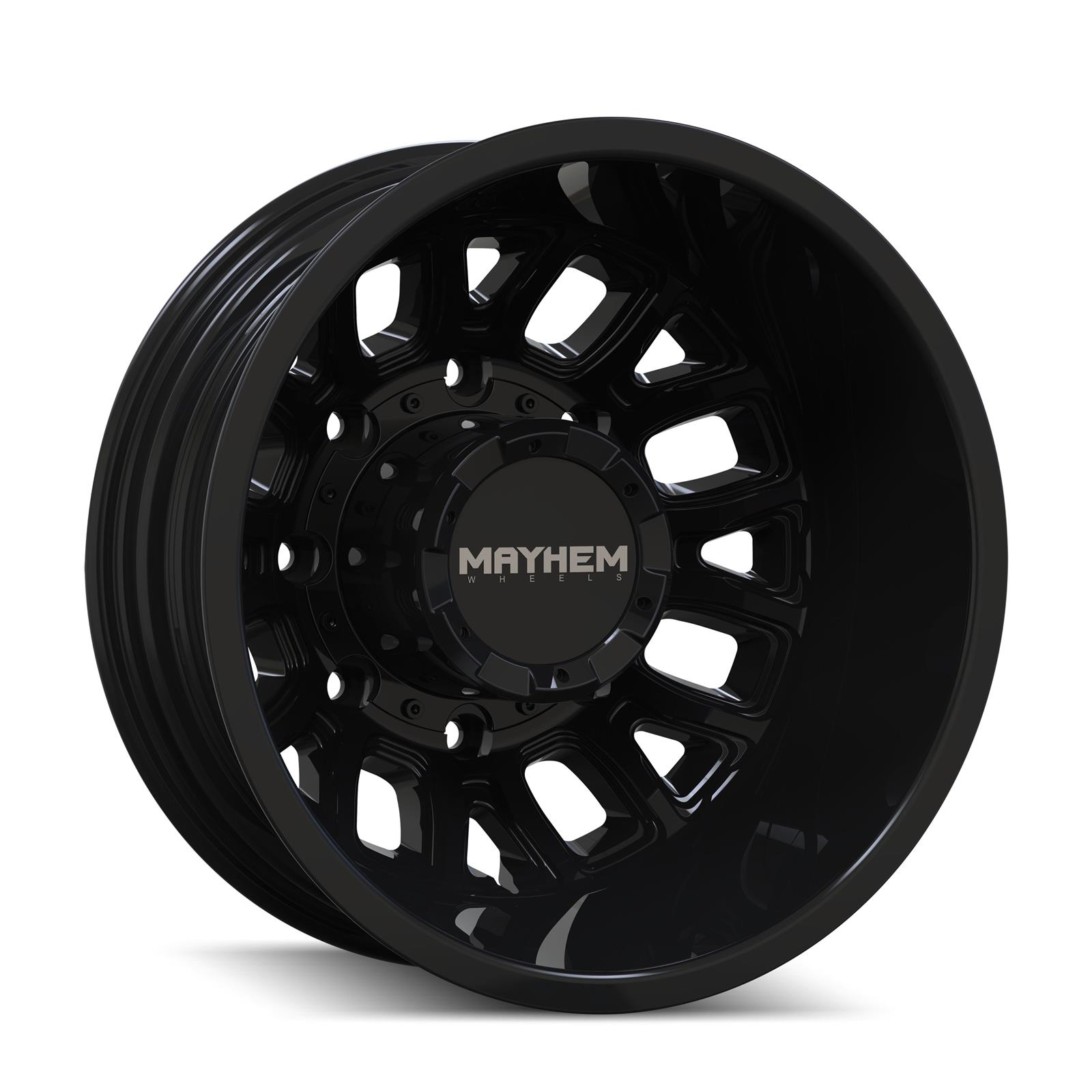 MAYHEM COGENT DUALLY 8107D 17X6.5 -142 8x200 GLOSS BLACK