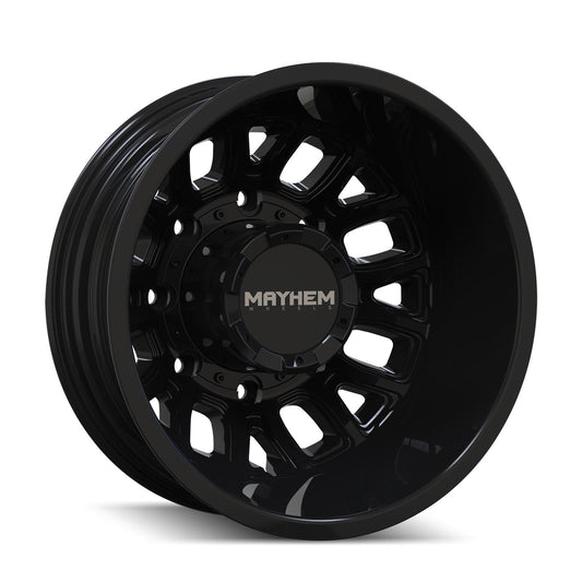 MAYHEM COGENT DUALLY 8107D 17X6.5 -142 8x200 GLOSS BLACK