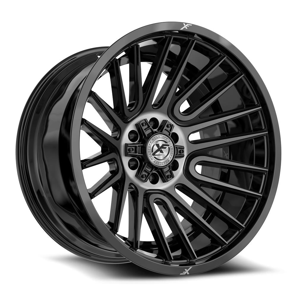 XF Off-Road XF-234 17x9 0 5x127/5x139.7 Gloss Black & Brushed Double Dark Tint XF-2341790430GBUDT
