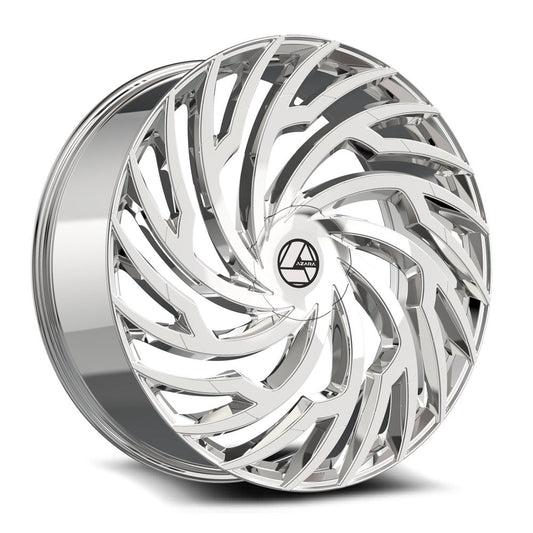 Azara AZA-536 26x9.5 15 Blank 5x/6x Nano Chrome AZA-5362695BL15NC