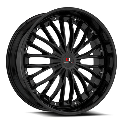 CAVALLO CLV-42 22X8.5 38 5X114.3/5X120 GLOSS BLACK
