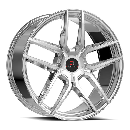 Cavallo CLV-55 18x8 35 5x114.3/5x120 Nano Chrome CLV-55188051143120+35NC