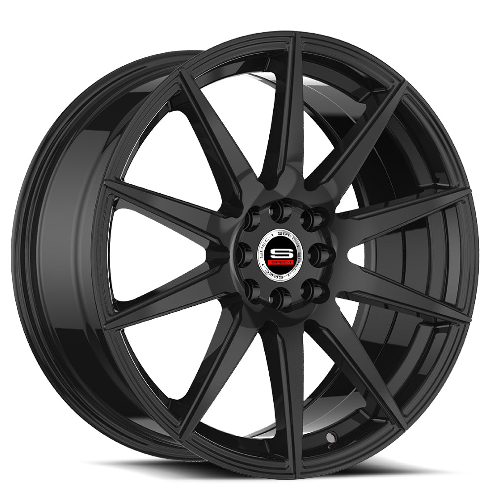 Spec-1 SP-51 20x8.5 38 5x114.3/5x120 Gloss Black SP-5120853838GB-M