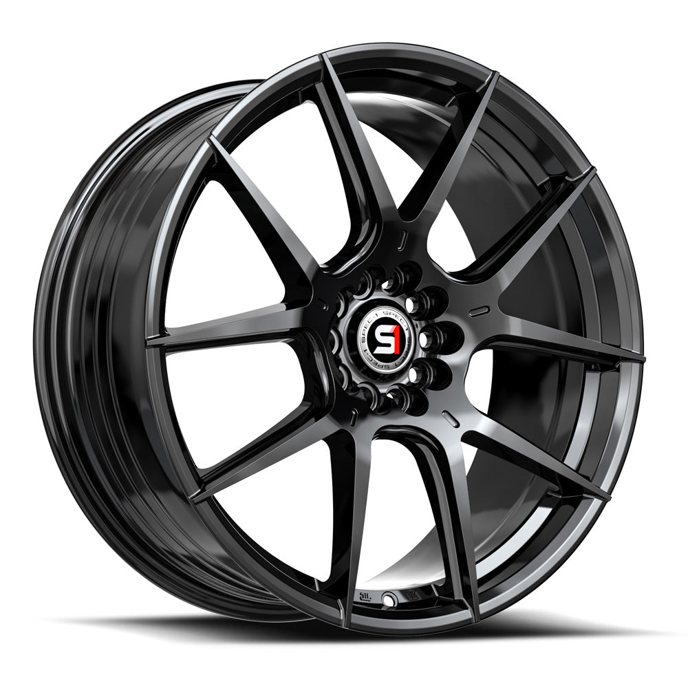 Spec-1 SP-71 17x8 42 5x105/5x114.3 Gloss Black SP-711782842GB