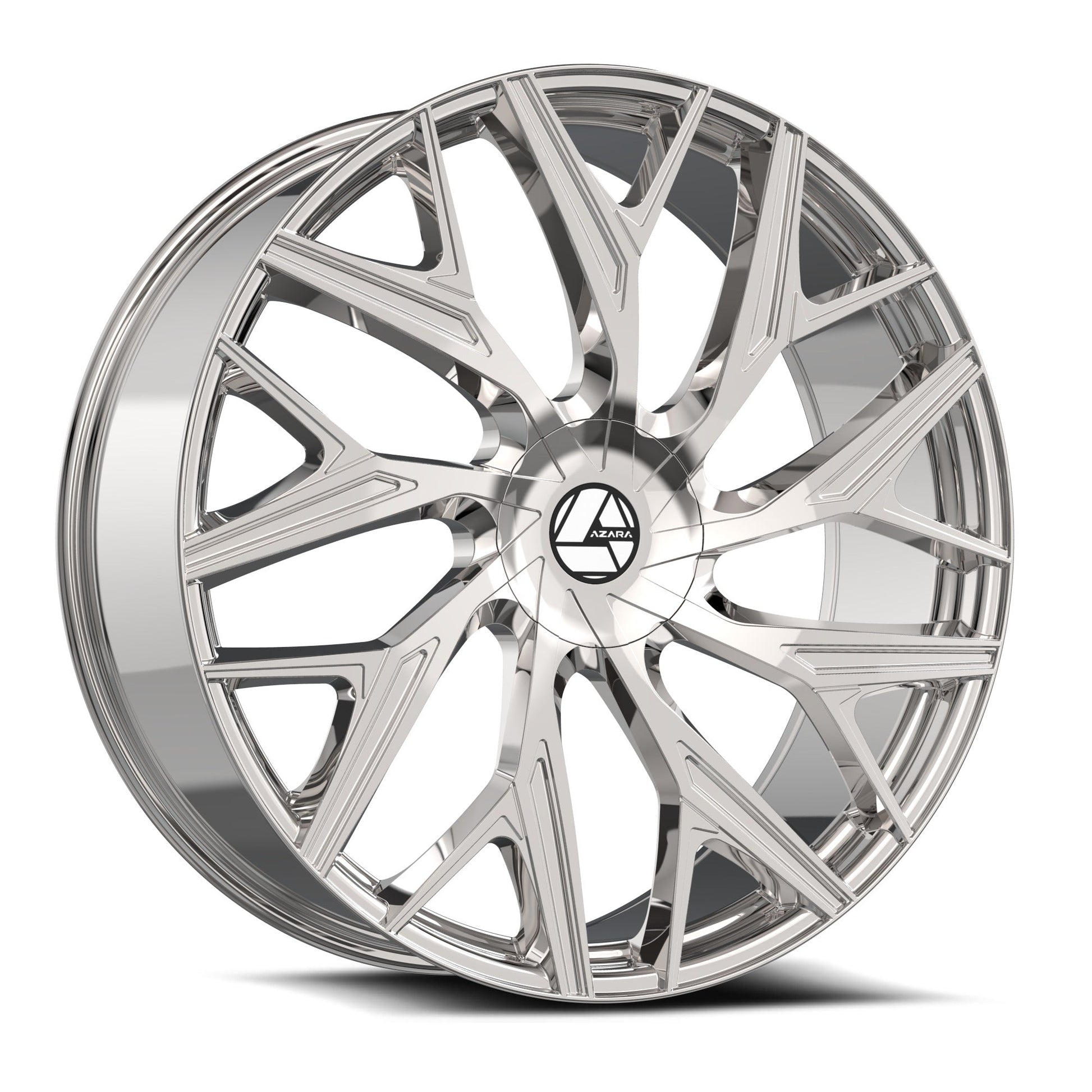 Azara AZA-527 22x9.5 15 5x115/5x120 Nano Chrome AZA-52722953915NC