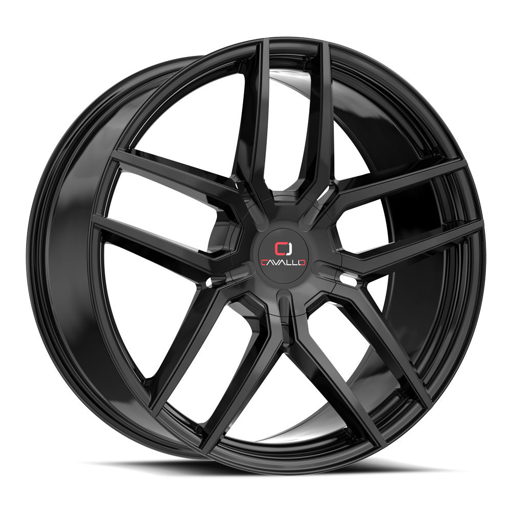 CAVALLO CLV-55 18X8 35 5X112/5X114.3 GLOSS BLACK