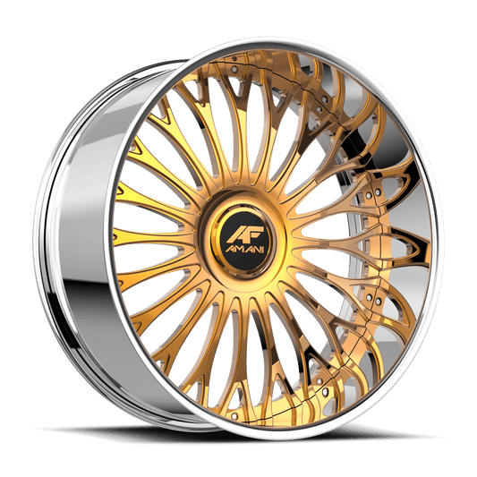 Amani Napoliano 28x9 15 6x135/6x139.7 14K Gold Plated NAP28945786R15GCX
