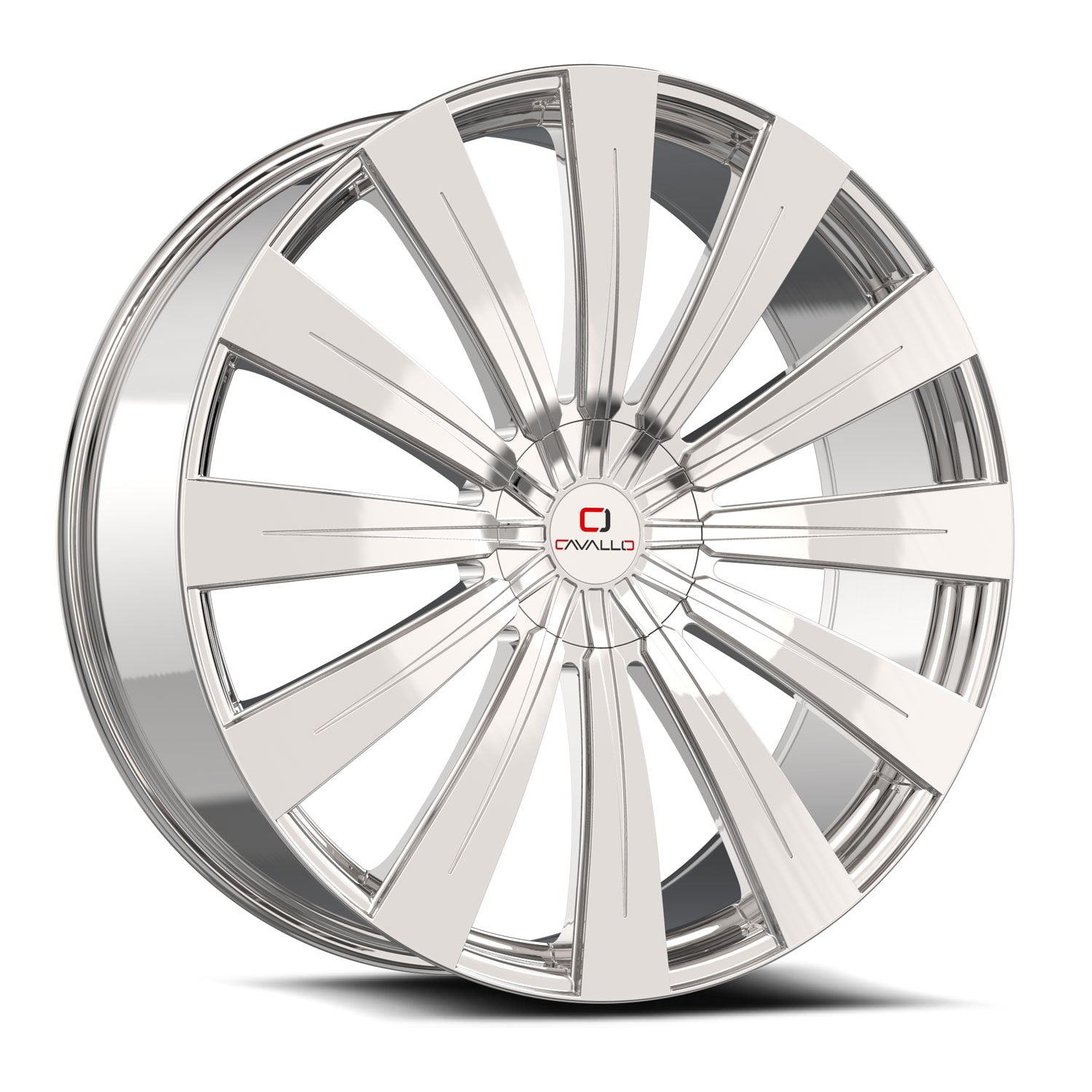 Cavallo CLV-49 24x9 34 5x115/5x120 Nano Chrome CLV-4924905115120+34NC