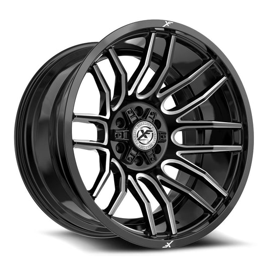 XF Off-Road XF-232 26x14 -76 5x127/5x139.7 Gloss Black & Milled XF-232261451271397-76GBM