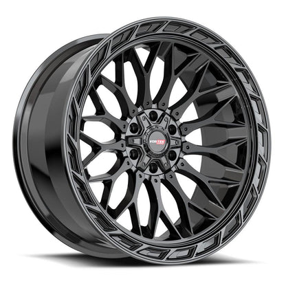 VORTEK VRP-503 22X10 -18 5X127/5X139.7 GLOSS BLACK