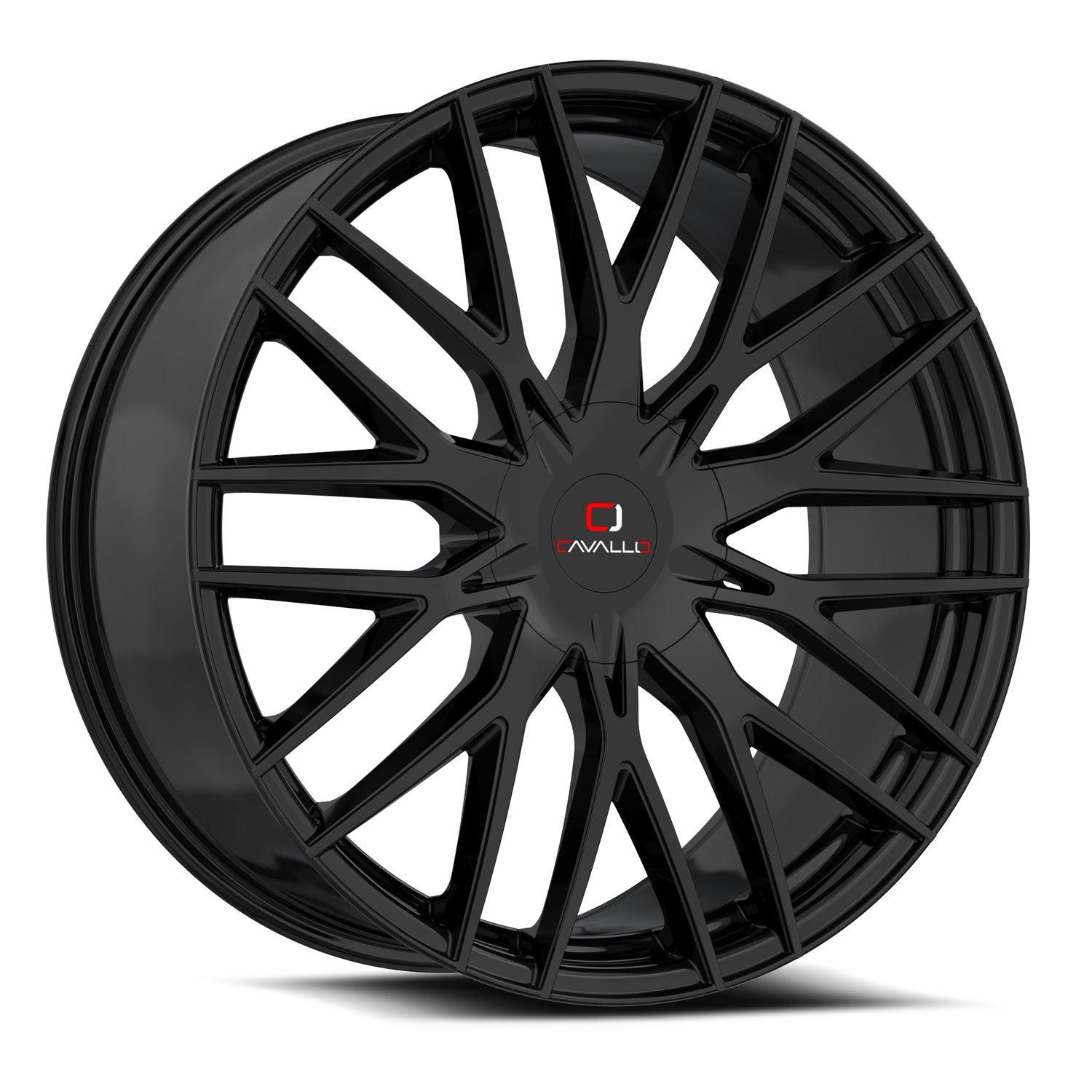 CAVALLO CLV-45 26X9.5 25 6X135/6X139.7 GLOSS BLACK