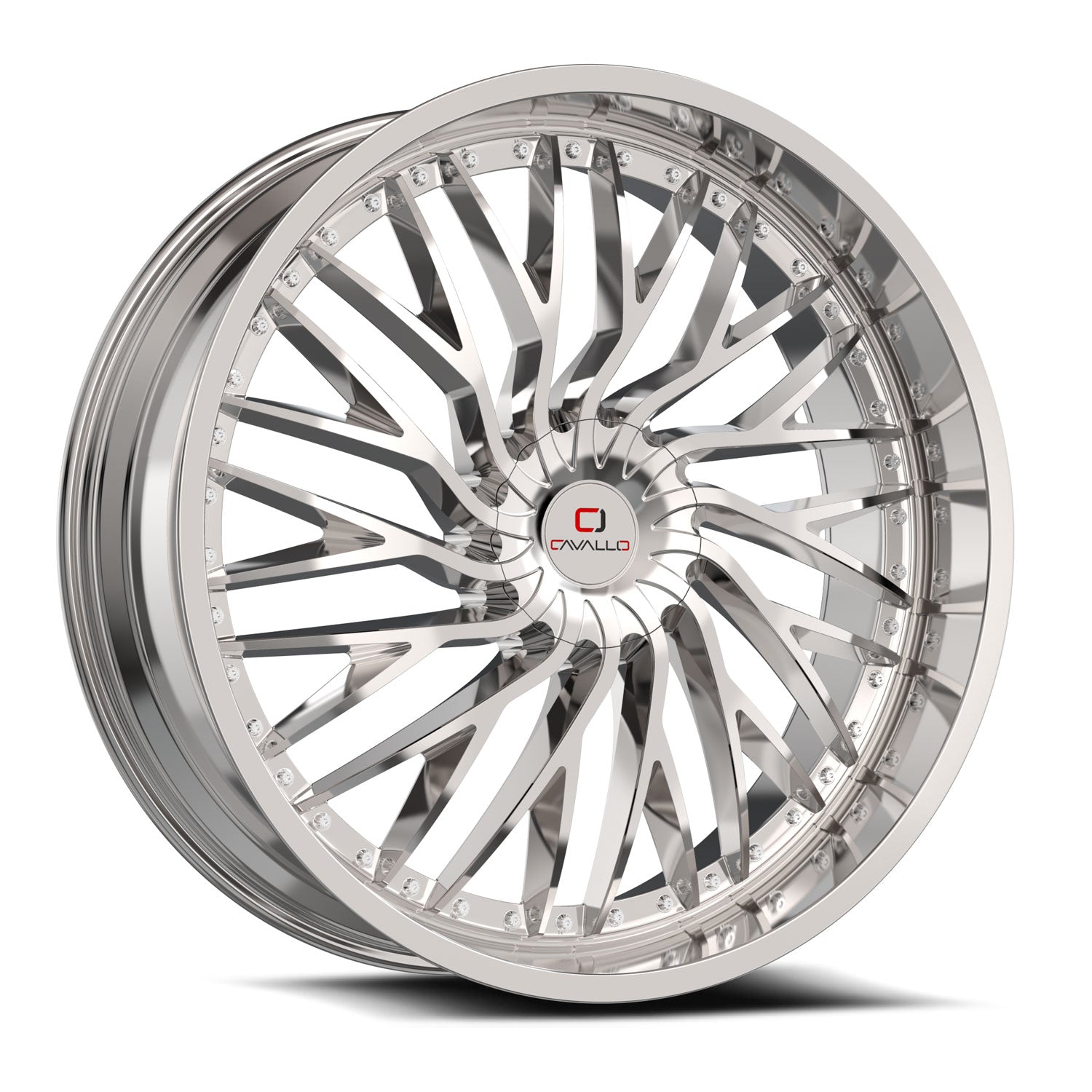 Cavallo CLV-43 22x9.5 15 5x115/5x120 Nano Chrome CLV-4322955115120+15NC