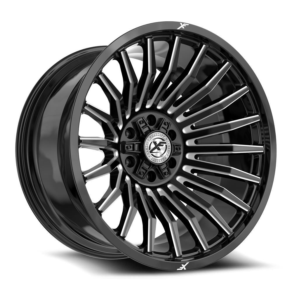 XF Off-Road XF-231 18x9 0 6x135/6x139.7 Gloss Black & Milled XF-2311890570GBM
