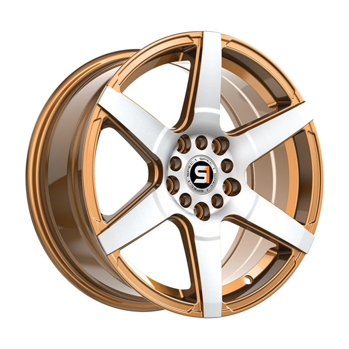 Spec-1 SPT-34 16x7 30 5x100/5x114.3 Gold & Machined SPT-341672330GGM