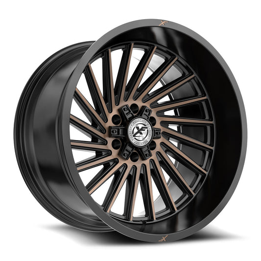 XF Off-Road XF-239 20x10 -12 6x135/6x139.7 Satin Black & Bronze Machined Double Dark Tint XF-239201061351397-12SBMZDT