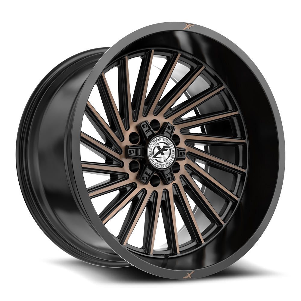 XF Off-Road XF-239 20x9 0 6x135/6x139.7 Satin Black & Bronze Machined Double Dark Tint XF-239209061351397+0SBMZDT