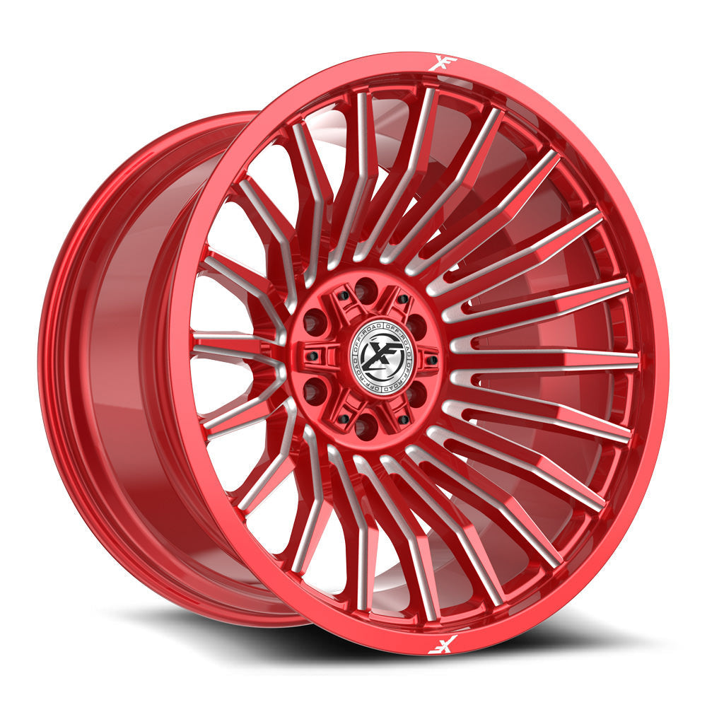 XF Off-Road XF-231 20x9 0 5x127/5x139.7 Anodized Red & Milled XF-231209051271397+0ARM