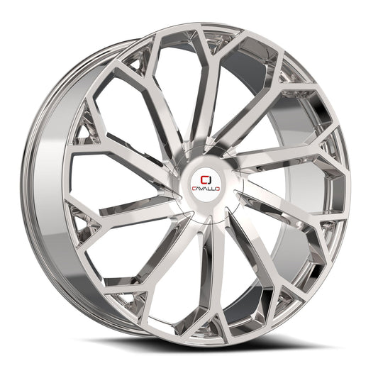 Cavallo CLV-51 20x8.5 35 5x112/5x114.3 Nano Chrome CLV-51208551121143+35NC