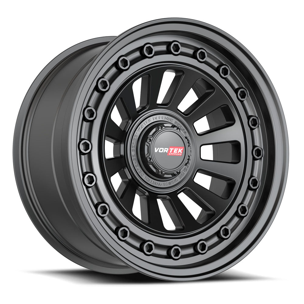 Vortek VRD-702 18x9 12 6x120/6x139.7 Matte Bronze With Black Bolts & Lip 7021895412MZBL