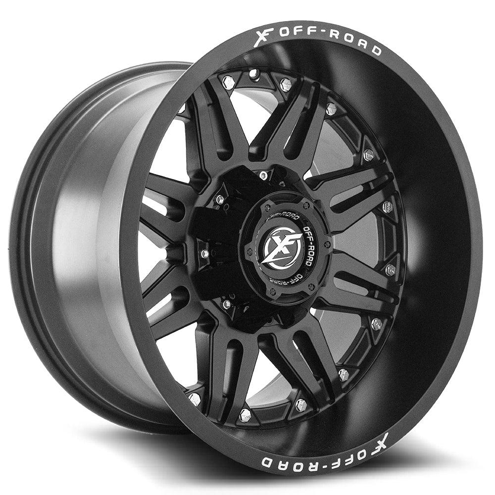 XF OFF-ROAD XF-204 18X9 12 BLANK 8X MATTE BLACK