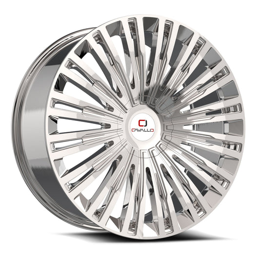 Cavallo CLV-48 20x8.5 35 5x114.3/5x120 Nano Chrome CLV-48208551143120+35NC