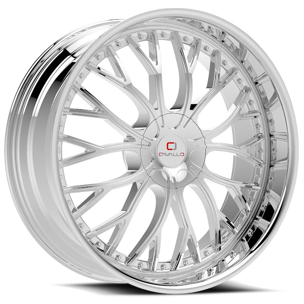 Cavallo CLV-33 22x9.5 15 5x115/5x120 Nano Chrome CLV-3322955115120+15NC