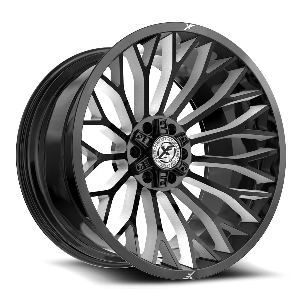 XF Off-Road XF-237 20x10 -24 5x127/5x139.7 Gloss Black & Milled XF-237201051271397-24GBM