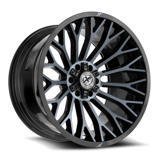 XF Off-Road XF-237 20x10 -12 6x135/6x139.7 Gloss Black & Machined Titanium Double Dark Tint XF-237201061351397-12BMTDT