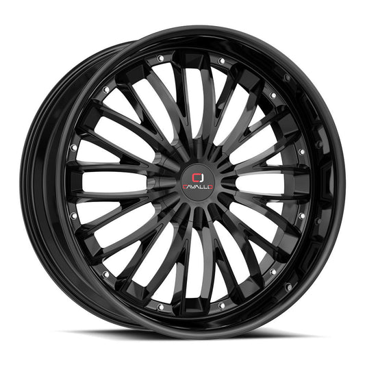 Cavallo CLV-42 22x9.5 15 5x115/5x120 Gloss Black CLV-4222955115120+15GB