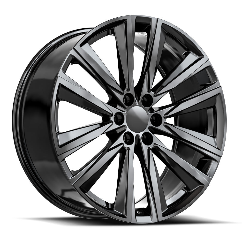 O.E. REVOLUTION CAD-37 24X10 28 6X139.7 GLOSS BLACK