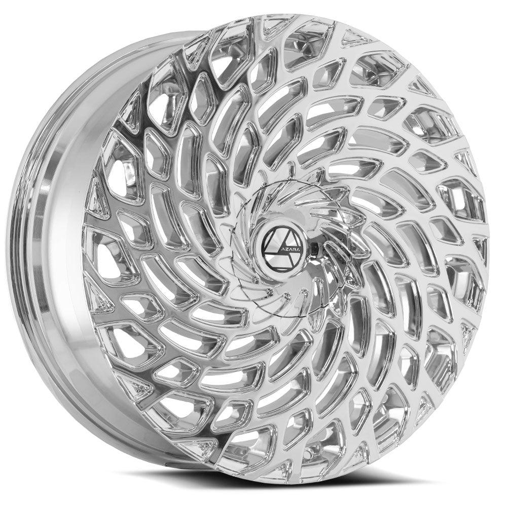 AZARA AZA-523 28X9.5 15 BLANK 5X/6X CHROME