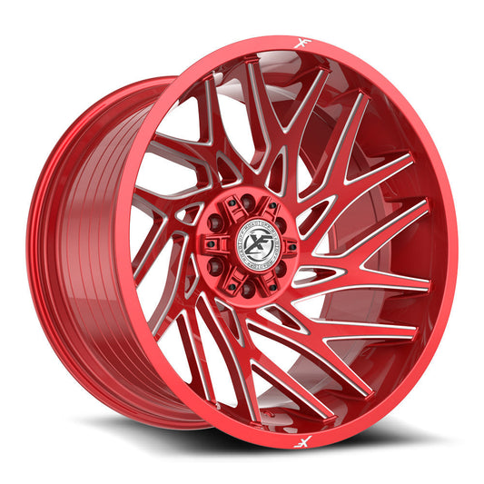 XF Off-Road XF-229 22x10 -18 6x135/6x139.7 Anodized Red & Milled XF-229221061351397-18ARM