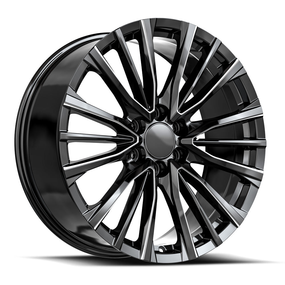 O.E. REVOLUTION CAD-36 26X10 31 6X139.7 GLOSS BLACK & MILLED