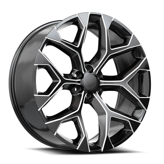 O.E. REVOLUTION G-09 24X10 24 BLANK 6X GLOSS BLACK & MILLED