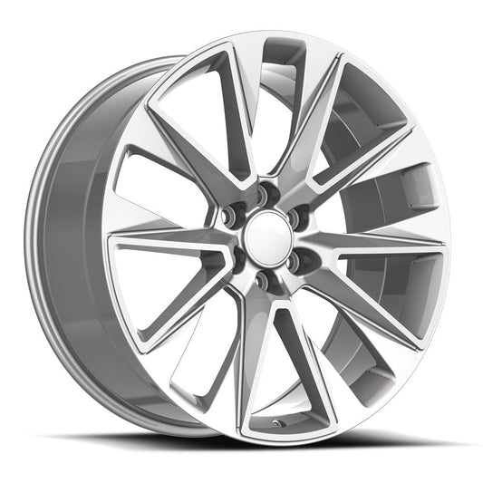 O.E. REVOLUTION C-14 22X9 28 6X139.7 SILVER & MACHINED
