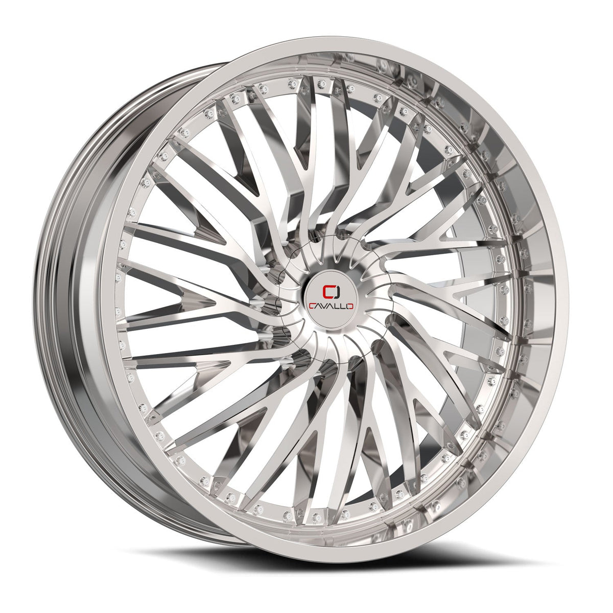 Cavallo CLV-43 18x8 35 5x100/5x114.3 Nano Chrome CLV-43188051001143+35NC