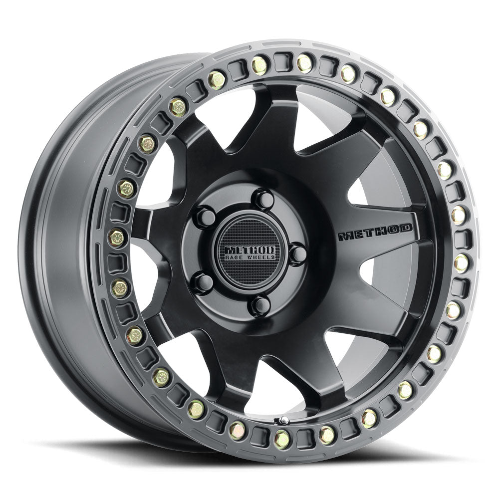 Method 108 17x9 5x127 (5x5) -44mm Beadlock Matte Black MR10879050544B
