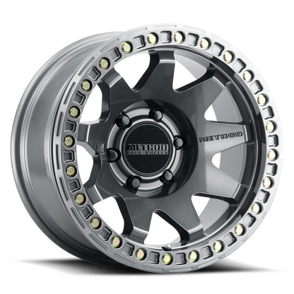 Method 108 17x9 6x139.7 (6x5.5) -44mm Beadlock Gloss Titanium MR10879060844B