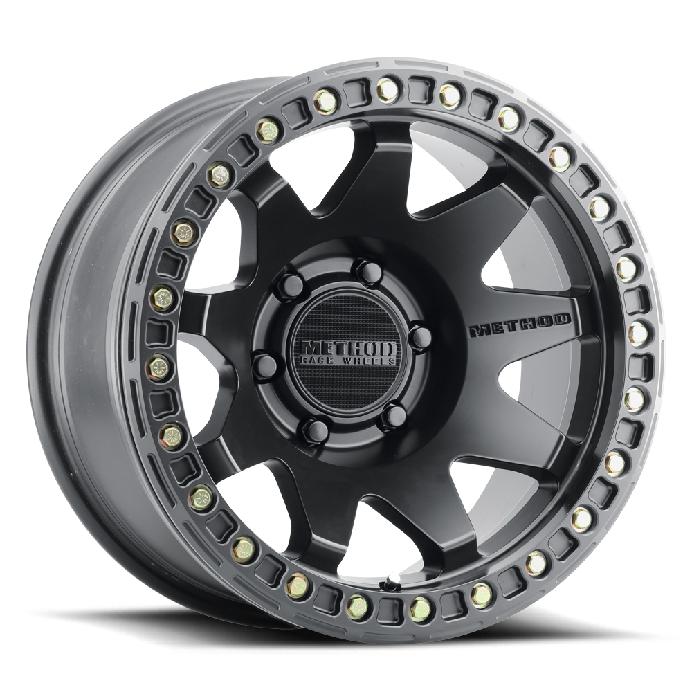 Method 108 17x9 6x139.7 (6x5.5) -44mm Beadlock Matte Black MR10879060544B