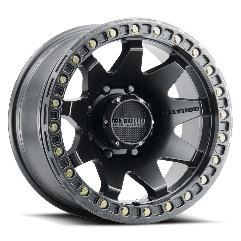 Method 108 17x9 8x165.1 (8x6.5) -44mm Beadlock Matte Black MR10879080544B
