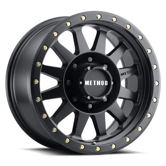 Method 304 17x8.5 8x165.1 (8x6.5) 0mm Double Standard Matte Black MR30478580500