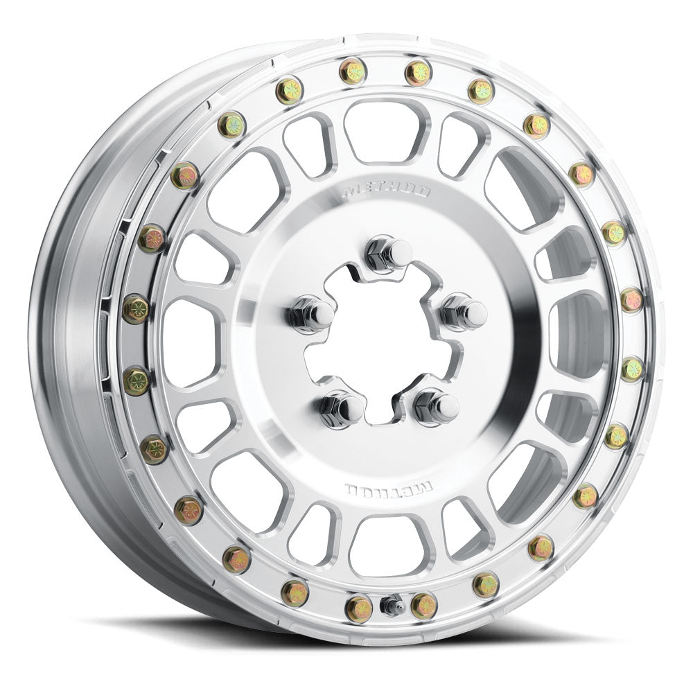 Method 412 15x5 5x114.3 (5x4.5) 43mm UTV Forged Beadlock Machined - Raw MR41255012343B
