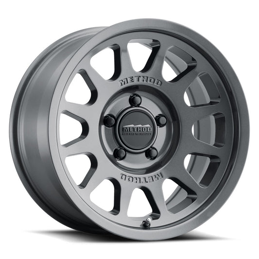 Method 703 17x8.5 5x127 (5x5) 0mm Gloss Titanium MR70378550800